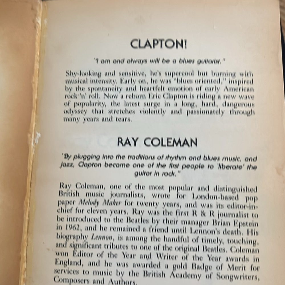 Eric Clapton book set - Picture 9 of 9